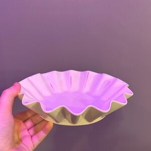 Scalloped Ceramic Bowl